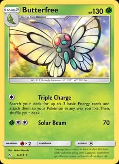 Butterfree — Unbroken Bonds — Rare