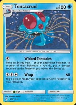 Tentacruel — Unbroken Bonds — Uncommon