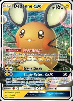 Dedenne GX — Unbroken Bonds — Ultra Rare