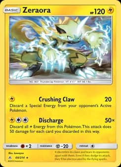 Zeraora — Unbroken Bonds — Rare