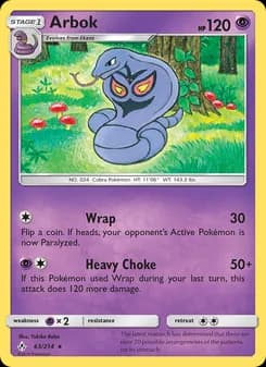 Arbok — Unbroken Bonds — Rare