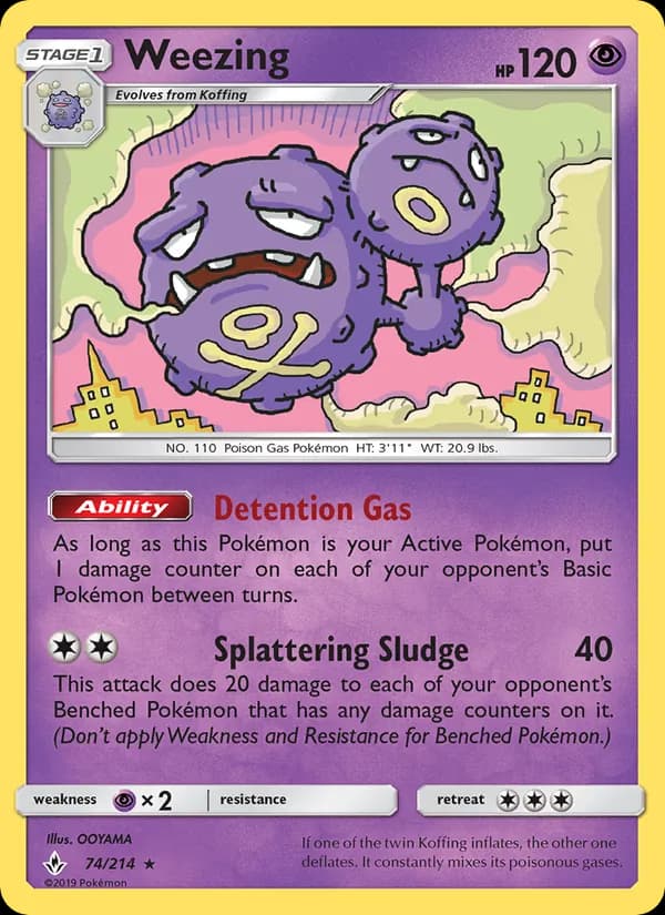 Weezing — Unbroken Bonds, Rare