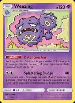 Weezing — Unbroken Bonds — Rare