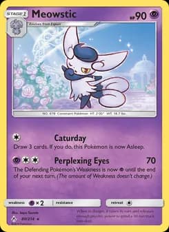 Meowstic — Unbroken Bonds — Rare