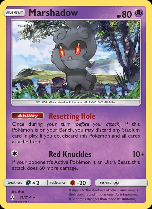 Marshadow — Unbroken Bonds, Rare