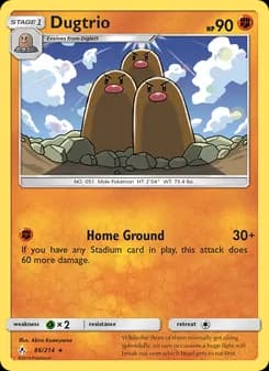Dugtrio — Unbroken Bonds — Rare