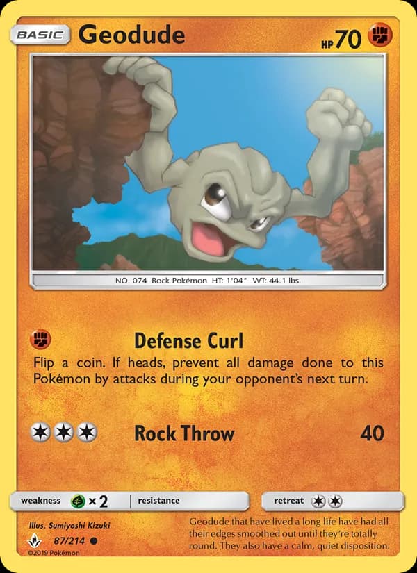 Geodude — Unbroken Bonds, Common