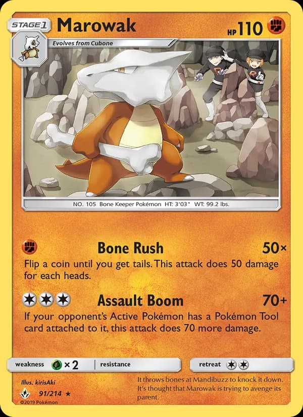 Marowak — Unbroken Bonds, Rare