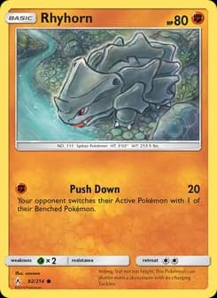 Rhyhorn — Unbroken Bonds — Common