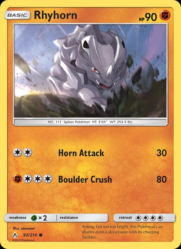 Rhyhorn — Unbroken Bonds, Common