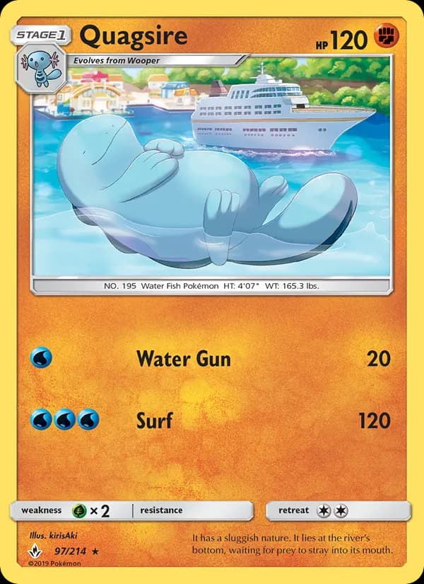 Quagsire — Unbroken Bonds, Rare