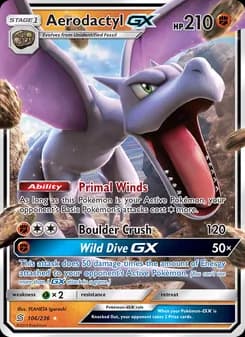 Aerodactyl GX — Unified Minds — Ultra Rare