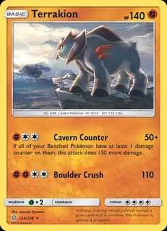 Terrakion — Unified Minds — Rare