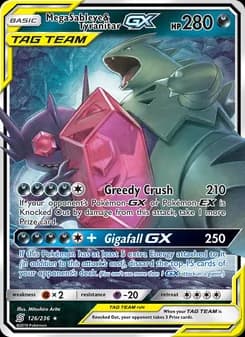 Mega Sableye & Tyranitar GX — Unified Minds — Ultra Rare