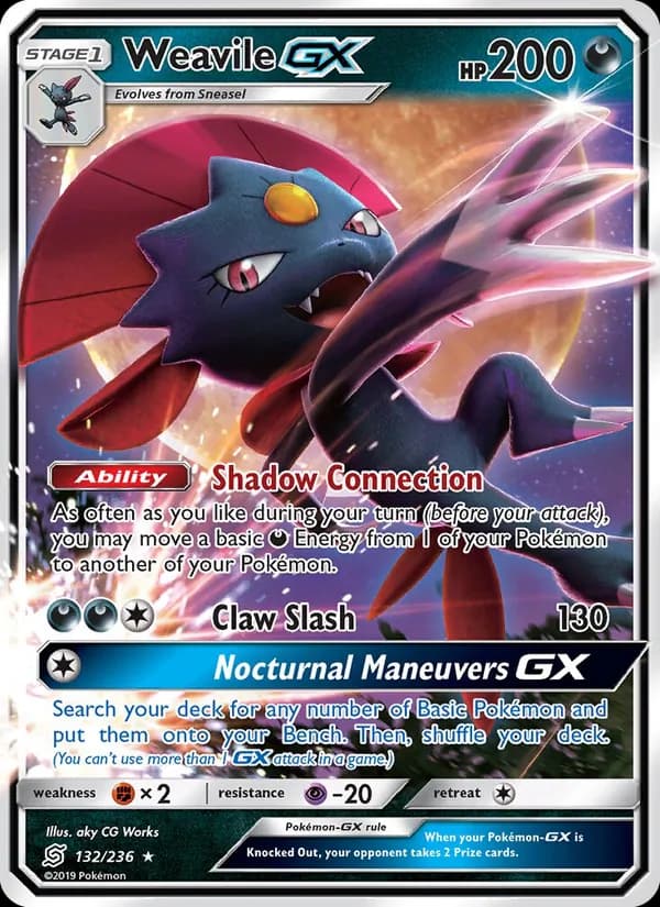 Weavile GX — Unified Minds, Ultra Rare