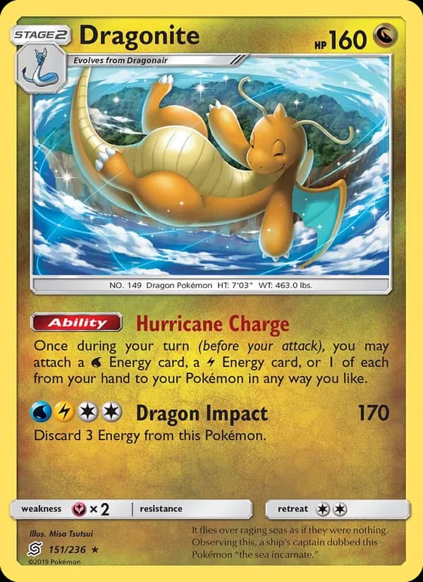 Dragonite — Unified Minds, Rare