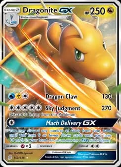 Dragonite GX — Unified Minds — Ultra Rare