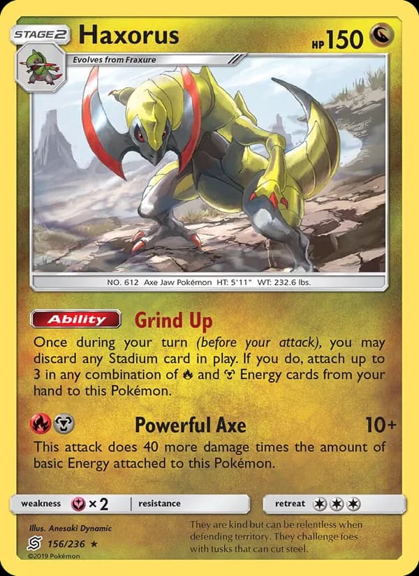 Haxorus — Unified Minds, Rare