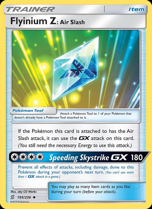 Flyinium Z: Air Slash — Unified Minds, Uncommon