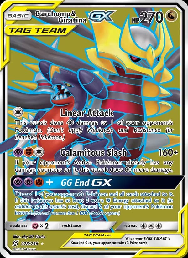 Garchomp & Giratina GX — Unified Minds, Ultra Rare