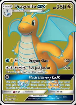 Dragonite GX — Unified Minds — Ultra Rare