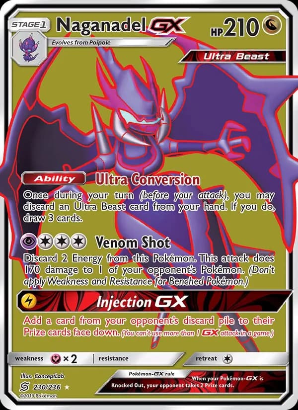 Naganadel GX — Unified Minds, Ultra Rare