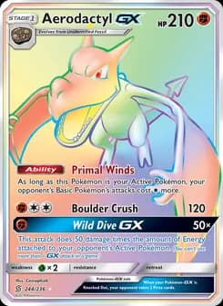Aerodactyl GX — Unified Minds — Secret Rare