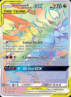 Garchomp & Giratina GX — Unified Minds — Secret Rare