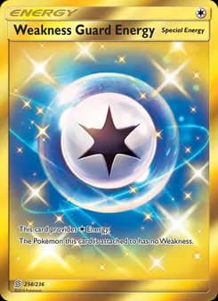 Weakness Guard Energy — Unified Minds — Secret Rare
