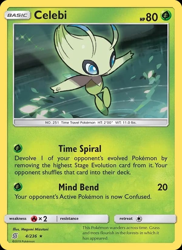 Celebi — Unified Minds, Rare