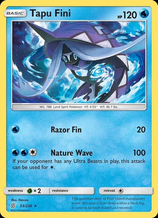 Tapu Fini — Unified Minds, Rare
