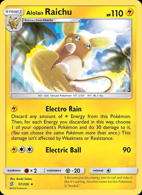 Alolan Raichu — Unified Minds, Rare