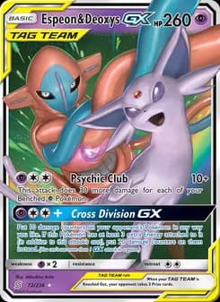 Espeon & Deoxys GX — Unified Minds — Ultra Rare