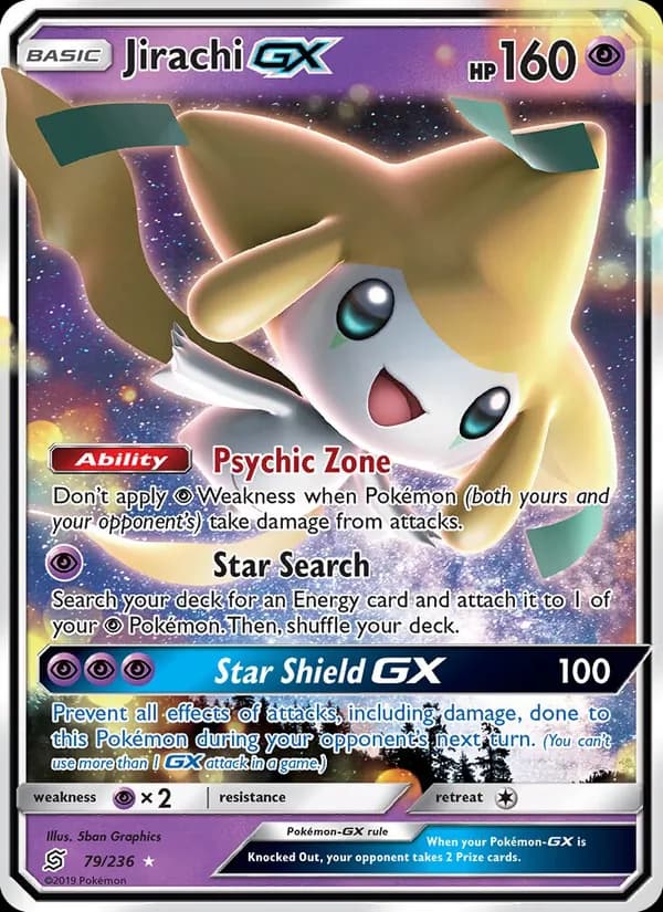 Jirachi GX — Unified Minds, Ultra Rare