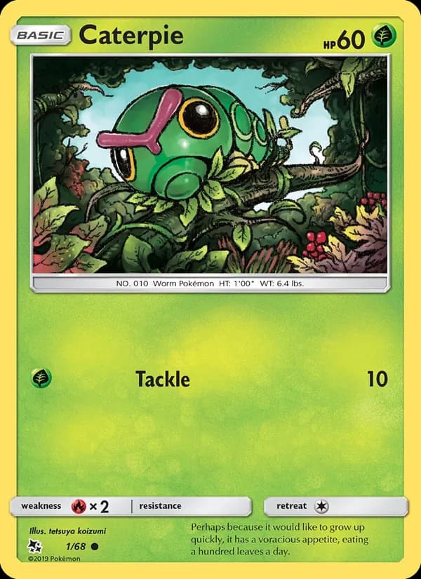 Caterpie — Hidden Fates, Common