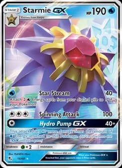 Starmie GX — Hidden Fates — Ultra Rare