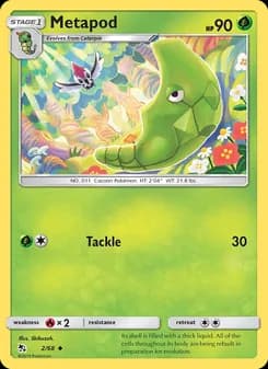 Metapod — Hidden Fates — Uncommon