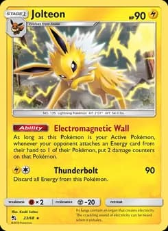 Jolteon — Hidden Fates — Rare