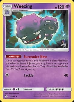 Weezing — Hidden Fates — Rare