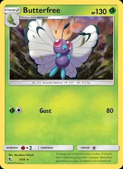 Butterfree — Hidden Fates — Rare