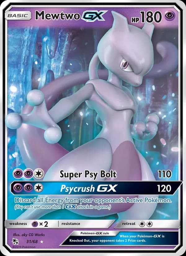 Mewtwo GX — Hidden Fates, Ultra Rare