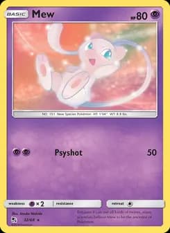 Mew — Hidden Fates — Rare
