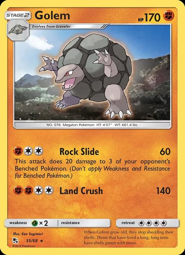 Golem — Hidden Fates, Rare