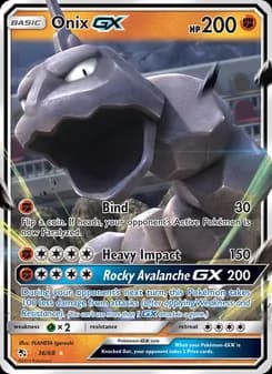 Onix GX — Hidden Fates — Ultra Rare