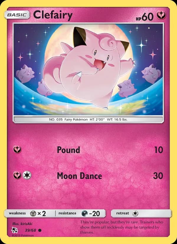Clefairy — Hidden Fates, Common