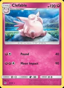 Clefable — Hidden Fates — Rare