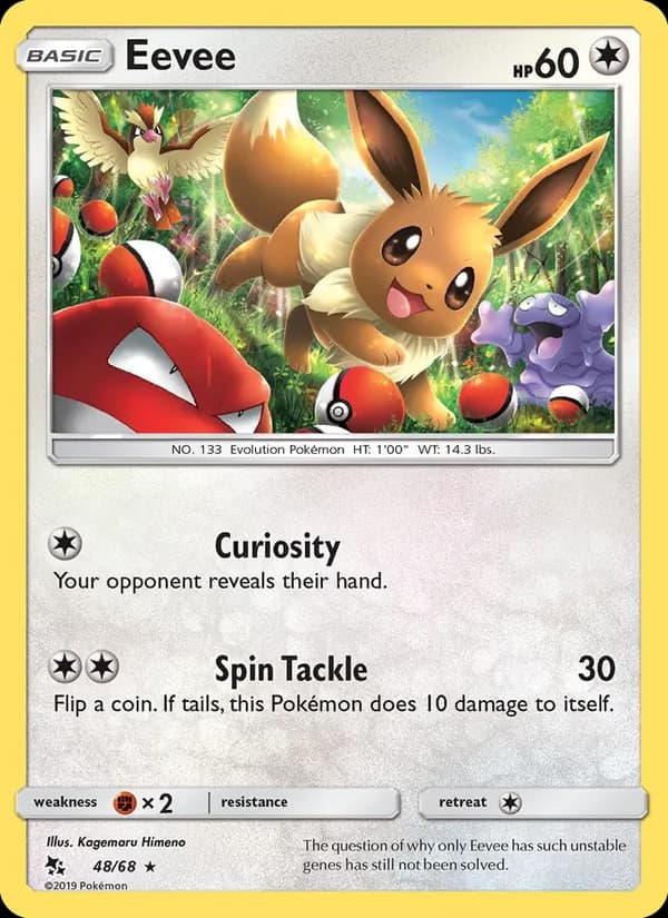 Eevee — Hidden Fates, Rare