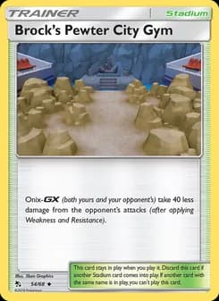 Brock’s Pewter City Gym — Hidden Fates — Uncommon