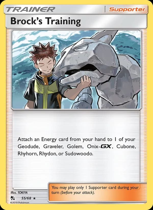 Brock’s Training — Hidden Fates, Rare