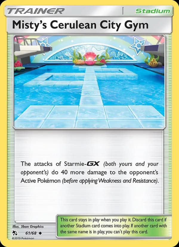 Misty’s Cerulean City Gym — Hidden Fates, Uncommon
